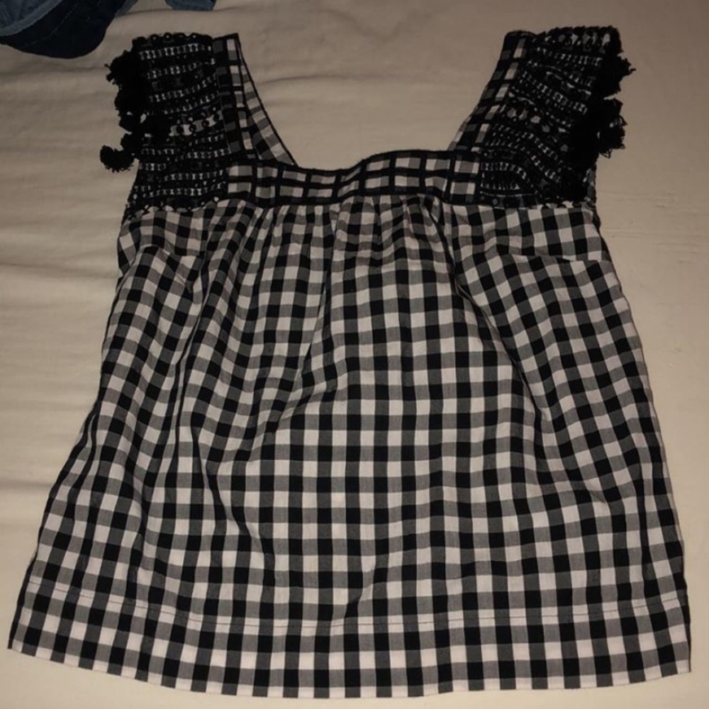 Jcrew gingham top